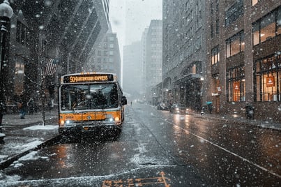 Snowing in the City